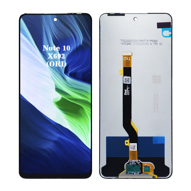 China Phone Oem Replacement Lcd Screen Touch Display for Infinix Note 10 X693
