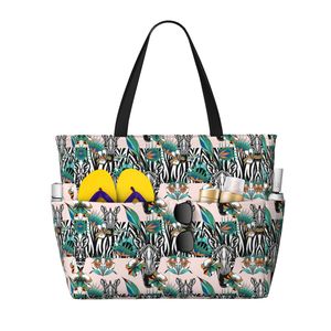 Biểu Tượng Tùy Chỉnh Kích Thước In Ấn Hot Bán Thân Thiện Với Môi Trường Tái Sử Dụng Thiết Kế Vải Vải Polyester Gấp Dây Kéo Túi - Product Image 6