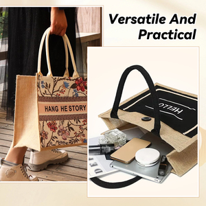 Пляжная Сумка-тоут большой вместимости на заказ с ручкой-веревкой - Product Image 4