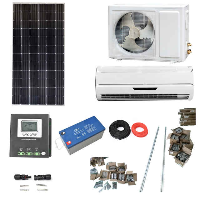 9000BTU-24000BTU DC48V Solar air Conditioner Split Type Powered by Solar Panel and Batteries