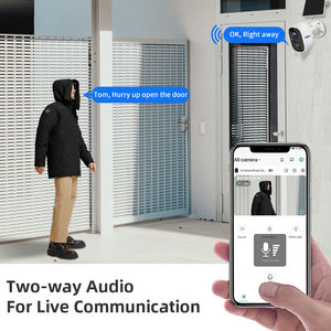 Panel daya baterai deteksi gerakan AI 3MP untuk Cctv nirkabel keamanan luar ruangan wifi camara solar - Product Image 4