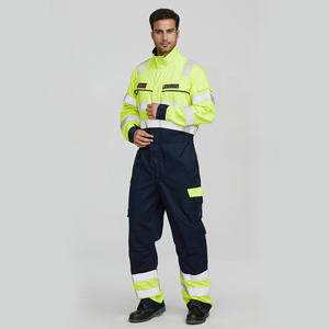 Combinaisons ignifuges Xk-220056 avec bandes réfléchissantes haute visibilité pour vêtements de sécurité au travail industriel - Product Image 3