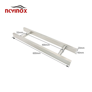 Khuyến mãi nóng Tay nắm cửa rỗng bằng thép không gỉ 304 mạ vàng, tay nắm cửa chính, tay nắm cửa kính - Product Image 3