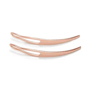 2 Pcs/Sachet Aiguilles Courbées en Acier Inoxydable pour Dreadlocks, Sisterlocks et Confection de Perruques - Product Image 5
