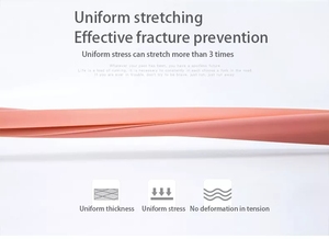 Venta al por mayor Mujeres y hombres Fitness Bands Set Long 2 M <span class=keywords><strong>Banda</strong></span> de resistencia Ejercicio Bandas elásticas para <span class=keywords><strong>fisioterapia</strong></span> - Product Image 4
