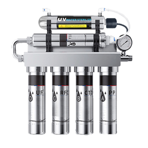 Directo <span class=keywords><strong>de</strong></span> fábrica 90 litros 6 etapas 304 Acero inoxidable UV grifo Sistema <span class=keywords><strong>de</strong></span> máquina <span class=keywords><strong>de</strong></span> filtro <span class=keywords><strong>de</strong></span> <span class=keywords><strong>agua</strong></span> <span class=keywords><strong>en</strong></span> el hogar - Product Image 2