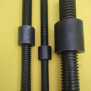 Vis à métaux trapézoïdales de haute précision, traitement de surface zingué, acier allié noir, emballage en caisse en bois résistant à l'eau - Product Image 2