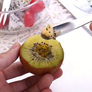 Fourchettes à cocktail, salade et fruits portables avec logo personnalisé, 2 dents, pour dégustation et apéritifs, en acier inoxydable, pour fêtes et voyages - Product Image 4