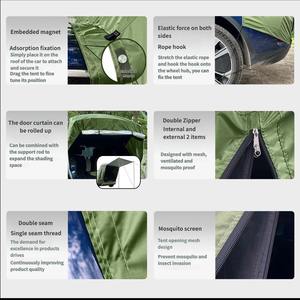 Tente de toit automatique pour voiture avec auvent et pare-soleil, imperméable, pour le camping et la randonnée - Product Image 5