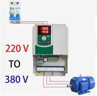 Variateur de fréquence triphasé WCE SCK300 0,75~7,5KW 220V/380V 3 VFD Modbus RS485 Haute efficacité 97%-99% Garantie 2 ans IP20