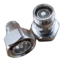 Adaptateur RF en cuivre MINI DIN 4.3-10 Jack femelle vers DIN7/16 Prise mâle 4.3/10 vers DIN7/16