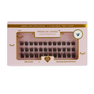 Kit de cils en grappe DIY en soie, nouveau design, logo personnalisé, kit d'extension de cils DIY, cils segmentés en bande - Product Image 2