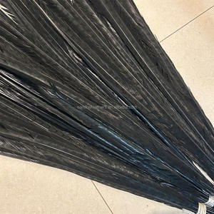 Plumes de faisan de carnaval noires longues teintes, plumes de queue de faisan Reeves pour costumes de festival de carnaval époustouflants - Product Image 4