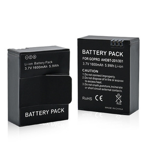 Batería AHDBT-301 de 1600mAh AHDBT201 para GoPro Hero 3 Hero 2 con Certificación CE RoHS, Venta al Por Mayor, Calidad Premium - Product Image 2