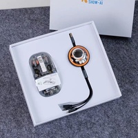Cadeau d'entreprise pour les entreprises technologiques - Clavier et souris Bluetooth pliables, coffret cadeau au design moderne pour les réunions et les événements