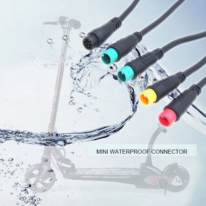 M8 5PIN IP65กันน้ำสายคู่ชายและหญิง<span class=keywords><strong>2464</strong></span> 24AWG 20ซม. 250V ac/dc LED Strip/จักรยานไฟฟ้า - Product Image 4