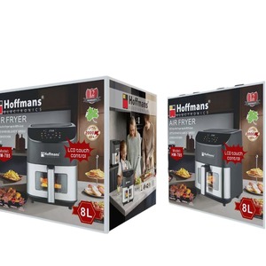 Friteuse à air 8L 2000W à commande tactile avec fenêtre visible pour une cuisson saine et faible en gras, vente en gros directe usine Chine, meilleur <span class=keywords><strong>prix</strong></span> - Product Image 3