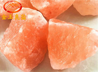 Balle de Massage Sel de l'Himalaya Naturel 45mm Pierre de Sel Rose Spa Détox Soulagement Douleur Thérapie Chaud Froid