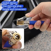 Tuyau de gonflage de pneus, compresseur d'air portable, tuyau en caoutchouc pour voiture, moto