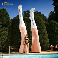 Ballon publicitaire géant gonflable en forme de jambes féminines, taille personnalisable, en tissu Oxford 210D, impression numérique, avec pompe à air électrique