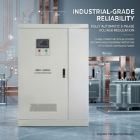Régulateur de tension triphasé à économie d'énergie 500 KVA, stabilisateur automatique 400 V 415 V pour bâtiments commerciaux et ascenseurs