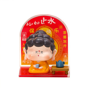 Figura de Buda de Resina Koons, Mini Adorno de Dibujos Animados, Decoración Artística para el Hogar, Regalo Artístico - Product Image 3