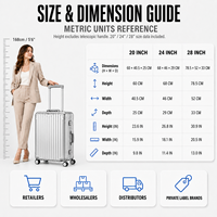 Valise de cabine professionnelle en aluminium 100 % style allemand, vente en gros d'usine, pour voyages d'affaires