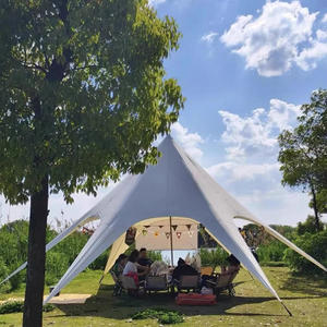 Carpa de Toldo con Forma de Estrella, Personalizada, Impermeable, Resistente a los Rayos UV, con Postes, para Acampar en Familia - Product Image 1