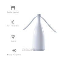 Ventilateur Répulsif Domestique Anti-Moustiques et Insectes, Rechargeable USB, pour la Maison et l'Extérieur, Protection Alimentaire, Ventilateur Anti-Mouches de Table