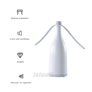 Hộ gia đình Repellent Fan flycatcher USB sạc muỗi ruồi lỗi <span class=keywords><strong>Repeller</strong></span> nhà ngoài trời thực phẩm bảo vệ bảng Fly Spinner Fan - Product Image 4