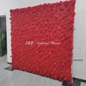 DKB – Nouvelle toile murale décorative en rouleau de fleurs artificielles en soie multicolores, aspect naturel et toucher réel, 2,4 m – Idéale pour Thanksgiving et le Nouvel An - Product Image 3