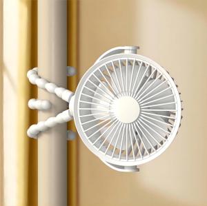 พัดลมตั้งโต๊ะแบบยืดหยุ่นชาร์จไฟได้ขาปลาหมึกพัดลม18650แบตเตอรี่3สปีดพัดลมตั้งโต๊ะสำหรับออฟฟิศ - Product Image 3