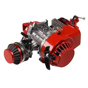 мини-двигатель 49cc Suppliers-49CC мини-двигатель мотоцикла высокой эффективности 2 тактный двигатель для dirt bike atv с ЧПУ Цилиндр