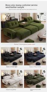 Canapé électrique Shenier - Canapé-<span class=keywords><strong>lit</strong></span> extensible pour salon à <span class=keywords><strong>double</strong></span> usage - Qualité supérieure - Product Image 5