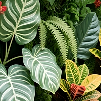 2 panneaux muraux de plantes artificielles en plastique, style clôture en bois, pour décoration verticale intérieure et extérieure