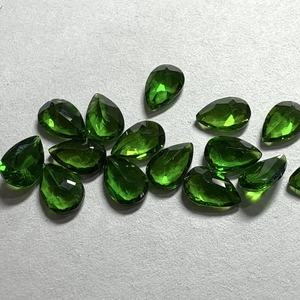4x6mm Pear Cut Natural Gemstone Diopside <b>Stone</b> Green <b>Gems</b> for Jewelry Making - Product Image 1