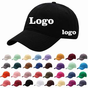 Wholesale 100% Cotton <b>Baseball</b> <b>Caps</b> for Dad Customizable Fashionable Blank Sports Truckers Hats with Embroidered Logo for Men - Product Image 1