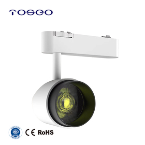 Moderno 12W ha condotto la luce magnetica a binario 48 Volt tonda chips Spot per <span class=keywords><strong>Showroom</strong></span> e magazzino in alluminio corpo lampada - Product Image 1