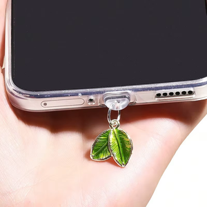 <span class=keywords><strong>Mignon</strong></span> diamant téléphone prise anti-poussière accessoires décoration pendentif suspendu pour <span class=keywords><strong>iPhone</strong></span> pour Samsung Type-C Port de charge - Product Image 3