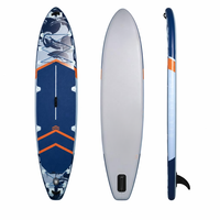 Planche de paddle gonflable en PVC Drop Stitch, stable, à aileron unique, grande flottabilité, pour sports nautiques en extérieur