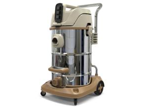 Penyedot debu basah/kering industri profesional 65L 19Kpa + 100-127V sistem drainase desain beroda - Product Image 5