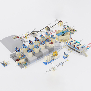Usine minière de production de traitement CIL par cyanuration de minerai d'or à haute récupération pour roches dures, Burkina Faso - Product Image 3