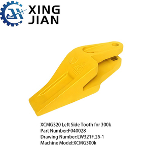 6 महीने की वारंटी के साथ उच्च मैंगनीज स्टील बकेट दांत (Lw300K) 6 महीने की वारंटी के साथ - Product Image 2