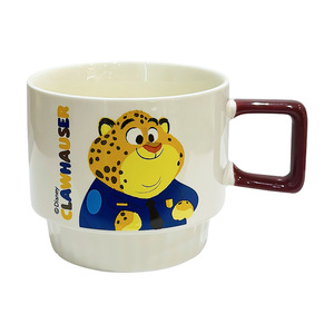 Taza de Cerámica Disney Zootopia, Diseño de Dibujos Animados con Asa, Rosa y Amarillo, para Café, Desayuno, Regalo, Primavera 2025 - Product Image 4