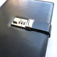 Beau cahier secret en cuir Pu taille A5 pour filles 100 feuilles Journal magnétique avec serrure et clé