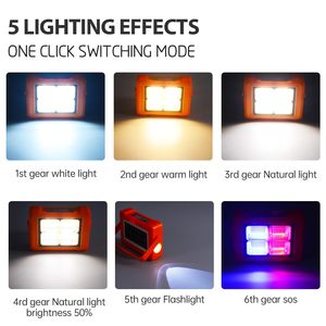 Mobile Power Supported Super Bright Solar Rechargeable <b>Emergency</b> <b>Light</b> Garden Ornament Outdoor Adventure Led Camping <b>Light</b> - Product Image 4