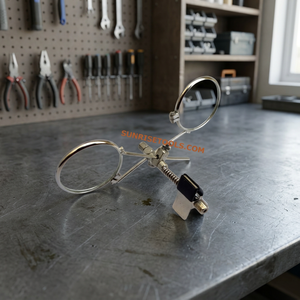 Loupe grossissante irrégulière en acier inoxydable nickelé SUNTOOLS/STIPL 329B (Punjab) pour la fabrication d'échantillons, le test de gemmes et la bijouterie - Product Image 5