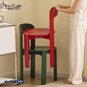 <span class=keywords><strong>Chaise</strong></span> <span class=keywords><strong>de</strong></span> salle à manger Rey en bois massif, style nordique, design simple et moderne, luxe léger, pour la maison et les restaurants, avec dossier - Product Image 5