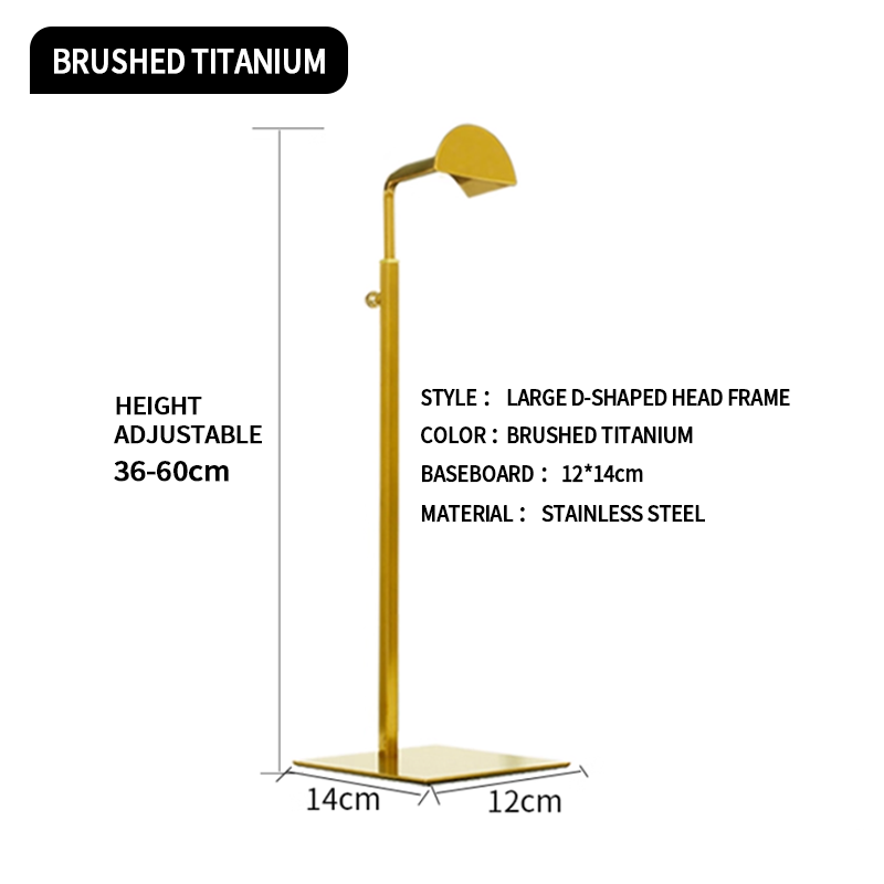 Cabeza D Grande - Oro Titanio Cepillado