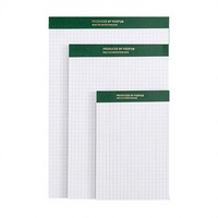 Bloc-notes personnalisable en carton avec couverture PP, lignes, grille ou pages vierges, format A6, A5, B5, facile à déchirer, vente en gros Yoofun